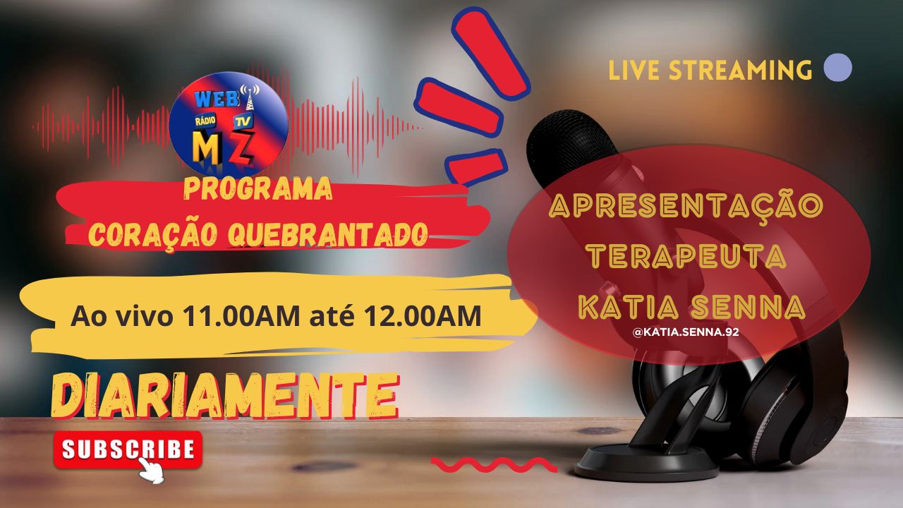 TERAPEUTA KATIA SENNA - PROGRAMA CORAÇÃO QUEBRANTADO